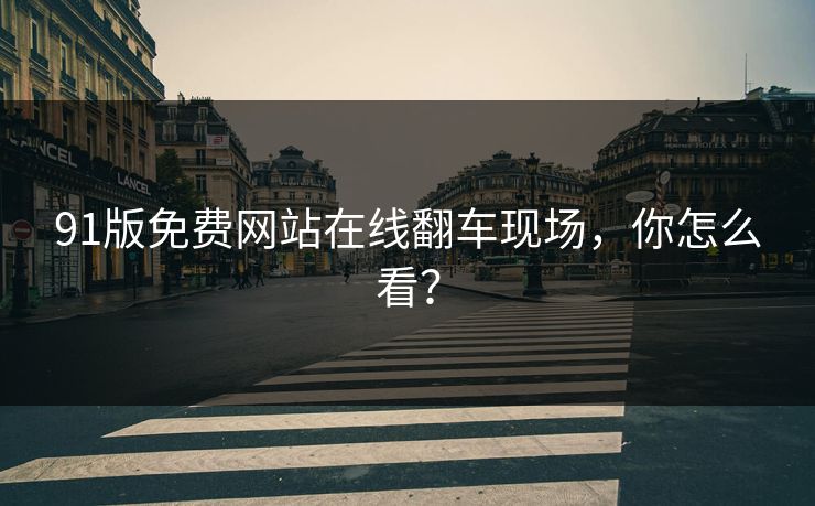 91版免费网站在线翻车现场，你怎么看？
